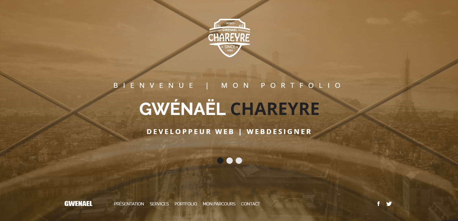 Ancien site portfolio de Gwenael Chareyre