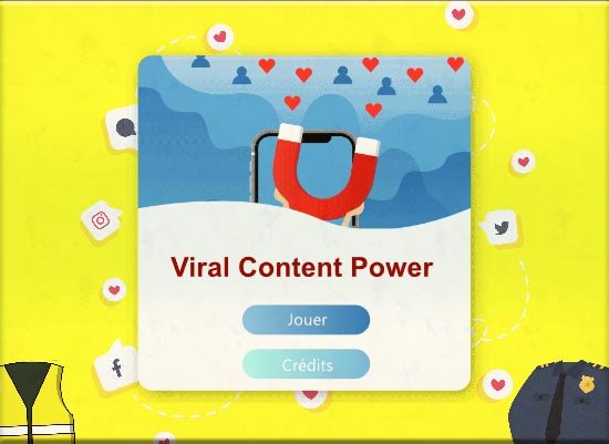 Jeu vidéo serious game Viral Content Power fake news gilets jaunes